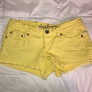 YELLOW SHORTS